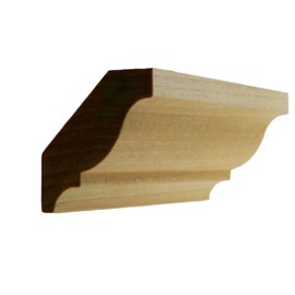 EWCR11 Crown 3/4" x 2-5/8" Unfinished 1-7/8" High x 1-3/4" Deep, Maple, 42"