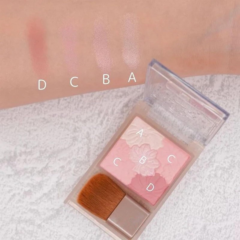 Canmake Glow Fleur Cheeks (Blend Type) B02 Rose Ballerina Cheek