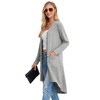 GRECERELLE Women's Long Lightweight Cardigan Long Sleeve Button Down Loose