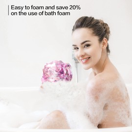 Fishent Esponja de Baño Lufas de Ducha 60 G, Paquete de 3 Depuradores Corporales de Red Suave, Puf de Ducha de Malla Duradera Esponja de Baño de Lufa Esponja de Baño para Mujeres Y Hombres Unidad (Paq