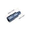 TOP-VIGOR Triple Square Spline Bit Socket, 1/2" Drive x M14