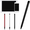 3 Silver Stylus Pens, Universal Fine Point Pencil for Cell