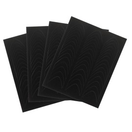 VICASKY 3sets French Tip Nail Guide Stickers Shape Stencil Tools for DIY Manicure Decoration Easy to Use for Beginners and Professionals for Elegant Nail Art Designs 4sheets*3