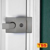 TSS Standard Non-Deadlocking Nightlatch, 60mm Backset, Complete with Rim Cylinder