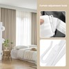 eMagTech 100PCS 85mm Curtains Hooks Adjustment Deep Pinch Pleat Hooks