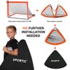 2 Pack 4' x 3' Soccer Goal Net Set, Pop