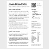 Naan Bread Mix | 500G Pack | Make Restaurant Style