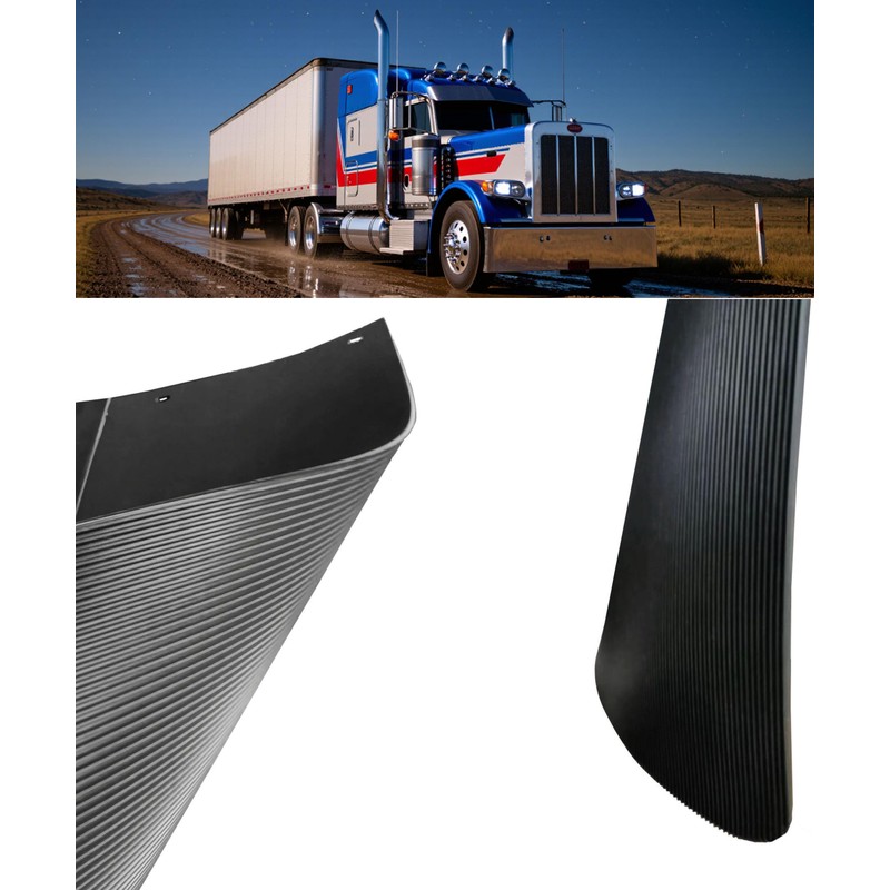 MIAOKUI 24" x 24" Angled Mud Flaps for Semi Trucks