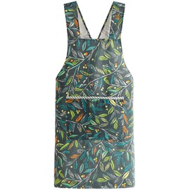 FAIRYGATE Chef Apron for Men Women with Pockets Cotton Canvas Apron for Kitchen Cooking Baking Artist Painting Cross Back Work Aprons for Shop Garden Restaurant Cafe Barista A1731