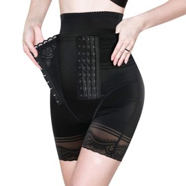 Sawaiko Girdle, Tummy Tightening Shorts, Easy to Put on and Take Off, High Waist, Butt, Tummy Tightening, Support, Black