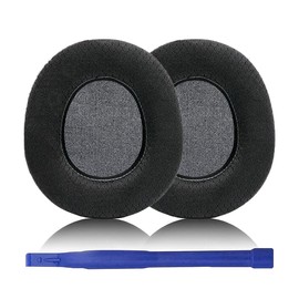 Aiivioll Arctis Nova Pro Replaceable Earpads Made of Memory Foam Breathable and Comfortable Ear Pads, Compatible with SteelSeries Arctis Nova Pro Wireless Gaming Headset Earpads(Black/Mesh Fabric)