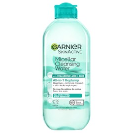 L'BEL Essential Agua Micelar Efecto Antiedad 45 ml, Desmaquillante Facial con Ácido Hialurónico, Limpiador Facial para Todo Tipo de Piel, Remueve