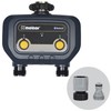 Melnor 65183AMZ Bluetooth Hose Timer, 2-Zone Programmable Watering Timer, Quick