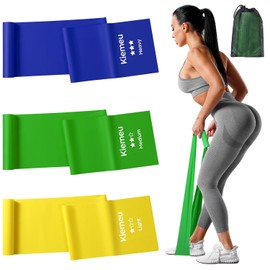 Latex Exercise Band Elastic Fitness Bands Set for Workouts Rehabilitation 1.8 m Long | Resistance Bands Set Sports Elastic Band Fitness Bands for Training, Pilates, Yoga, Physiotherapy