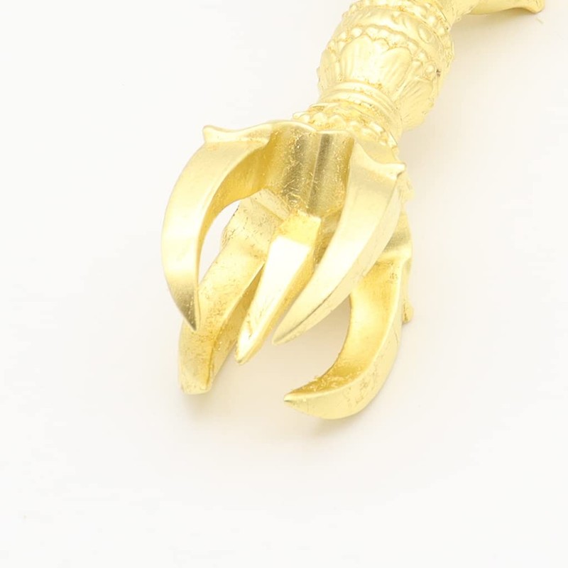 木彫 Category: Buddhist Ritual Implements Five 鈷杵 15 cm 桧木