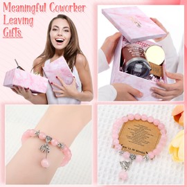 Perthlin Farewell Gifts Coworkers Going Away Gift for Women Lucky Goodbye Gifts Christmas Gift Box for Coworker Lady Manager Employee (Good Luck)