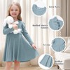 TATAKERI Toddler Baby Girl Dress Long Sleeve Baby Sweater Dress