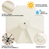 EliteShade USA 9FT Replacement Covers 8 Ribs Market Patio Umbrella