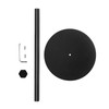 Kitchen Roll Holder Countertop, OBODING, Black Kitchen Paper Towel Holder