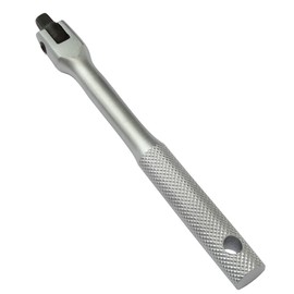 Aerzetix - Socket wrench 1/4" CrV steel with joint articulated handle 13 cm .