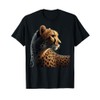 Leopard Cheetah Tiger Leopard Face Lion Cat T-Shirt