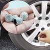 4 Pack Bling Dust Caps, Sparkling White Handmade Crystal Diamond