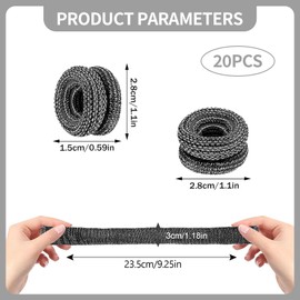 ZFRITP Pack of 20 finger bandages, breathable finger cots bandage, tube bandage, finger, finger protection for injury, suitable for work in the kitchen, finger protection to prevent injuries