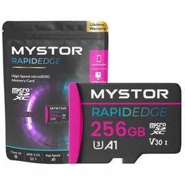 Mystor 256GB Micro SD Memory Card for RedTiger, GKU, Vantrue Dash Cam Memory Card Micro SD in car Camera SD Storage 4K V30 UHS-1, Vantrue N2, N3, N4, N5, GKU D600, D700, D900, D600 Pro MicroSD 4K