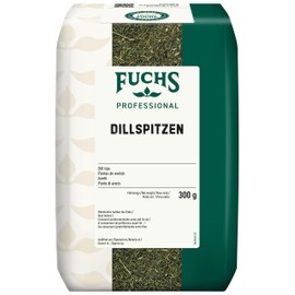 Fuchs Professional - Dill Tips | Ideal for Sauces, Vegetable or Fish Dishes | Professional Quality for Bulk Consumers | 0.3 kg in Recyclable Bag