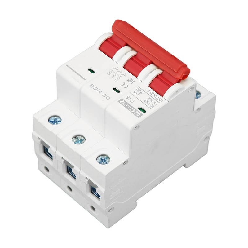 3P DC Circuit Breaker 6000A Breaking Capacity Mini Safety Circuit