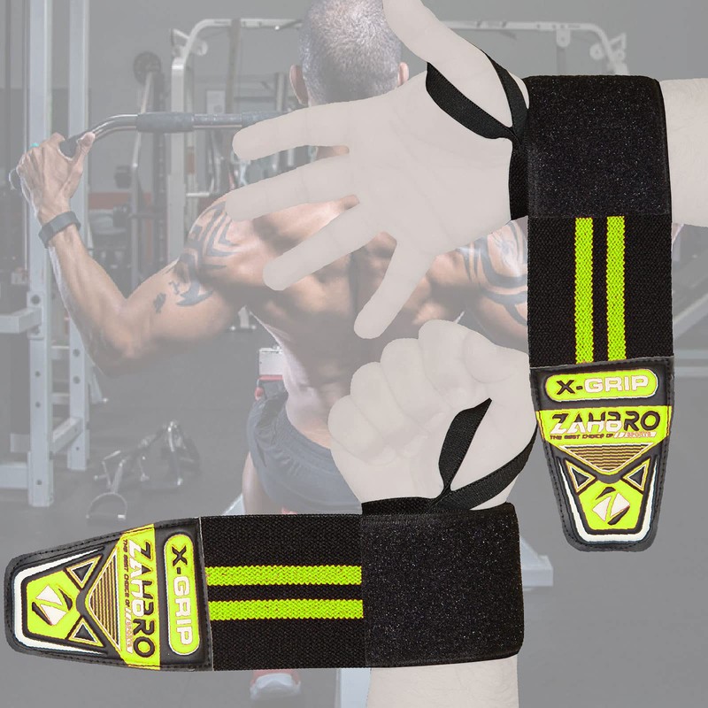 ZAHBRO Wrist Strap Weightlifting Gym Weight lifting Straps Support Hand