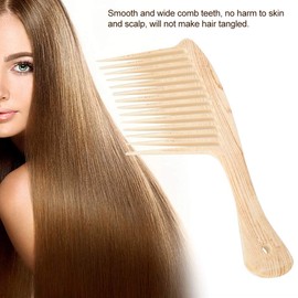 Peine de dientes anchos, peine de dientes anchos, peine de rizos para hombres aceite retro peine de peluquero peine de portátil de dientes grandes y anchos peine antiestático para el cabe