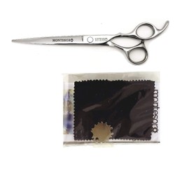 montesoro Haircut Scissors, Hairdresser, For Haircuts, Self-Cutting, Rust-resistant, Premium Material, SUS440C (7-inch Scissors)