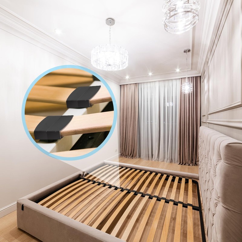 Pack of 50 Slatted Frame Holders, Bed Slat Frame Caps,