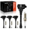 A-Premium Set of 8 Ignition Coil Pack and Iridium Spark