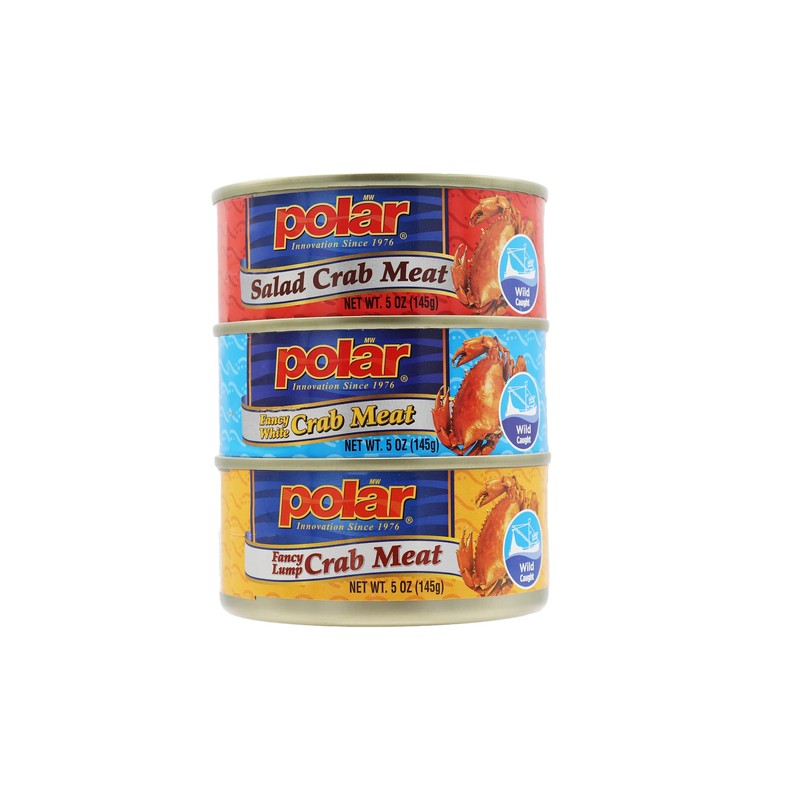 MW Polar Seafood, White Crab Meat, 5 oz (Pack of