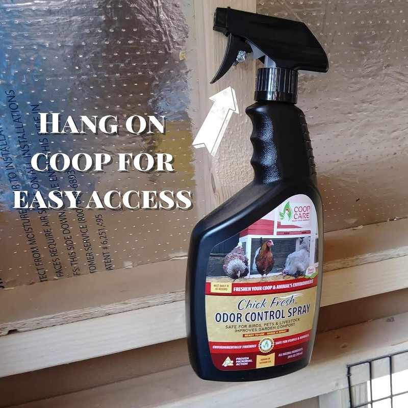 Chick Fresh Odor Eliminator for Backyard Chickens. Makes 1 Gallon