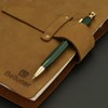 BEILUNER 312 Metal Gel Pen 0.5mm, Hexagonal Design, Green Piano