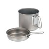 Snow Peak Titanium Trek Cook Set, Ultralight & Compact for