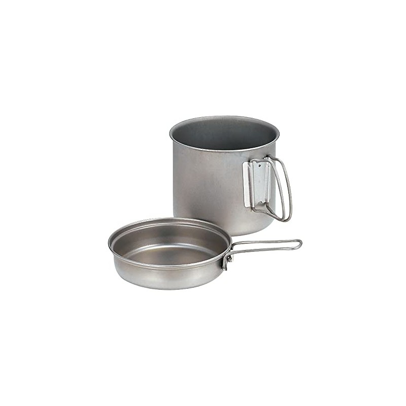 Snow Peak Titanium Trek Cook Set, Ultralight & Compact for