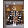 Tuopuda Christmas Sticker for Window, Christmas Tree Letters Stick Wall