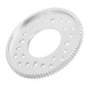 90 Tooth Cylindrical Aluminum Gear StraightTooth Deceleration Overspeed Parts 32mm