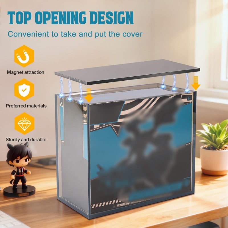 Elite Trainer Box Acrylic(Translucent) Display Case - Stackable Ultra Thick
