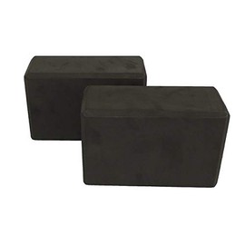 Kakaos 4 Inch Yoga Blocks (Set of Two) (Light Blue)