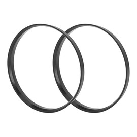 TUCKBOLD Car Wheel Hub Centric Rings Durable Wheels Center Shaft Shock Absorbing Hubrings Black 2 Pcs OD 110.1mm to ID 100.1 mm Polycarbonate