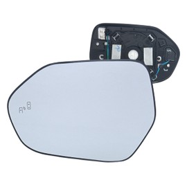 Spieg Driver Side Mirror Glass for Toyota Camry 2018-2024, Corolla 2020-2024, Prius 2016-2020 Heated w/Blind Spot Monitoring BSM Backing Plate | Left Side View Mirror Compatible with OE 87907-06170