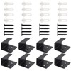 Coufce 20mm / 0.97 Inch Stainless Steel Tile Bracket, Black