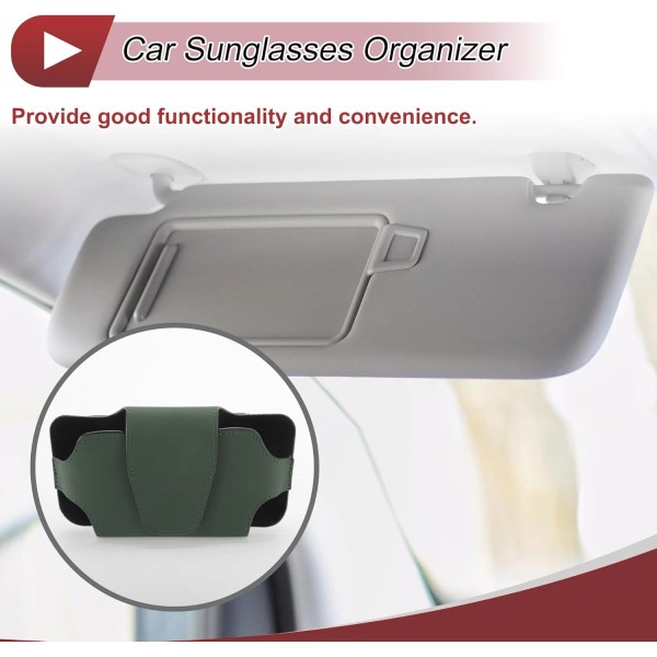 Does not apply Car Sunglasses Case Magnetic Universal Car Visor
