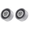 Kozelo 2pcs 3200-2RS Angular Contact Ball Bearing - [10mm Bore Dia x 30mm OD x 14.3mm Width] Sealed Bearings for Pumps Compressors Gearboxes