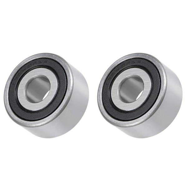 Kozelo 2pcs 3200-2RS Angular Contact Ball Bearing - [10mm Bore